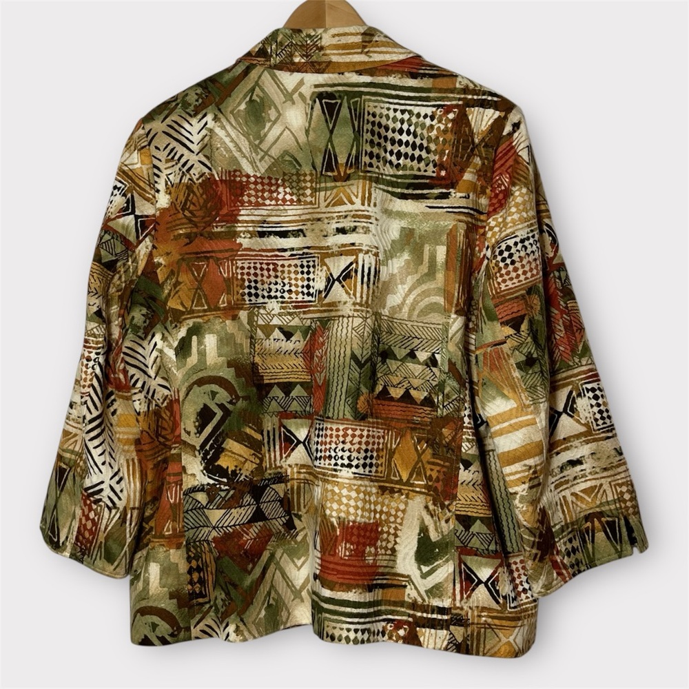 Vintage Abstract Patterned Jacket - Picture 3 of 10